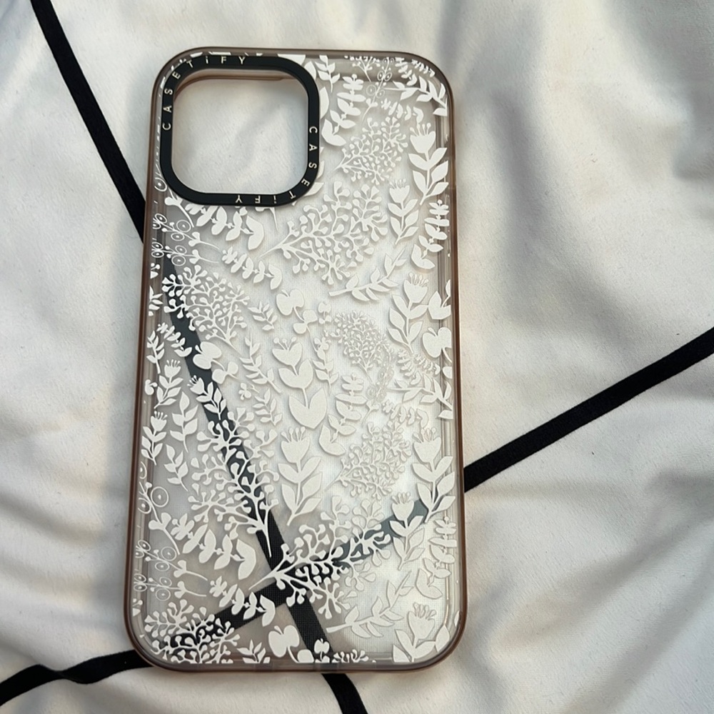 Floral Lace Casetify case for iPhone 13 Pro Max